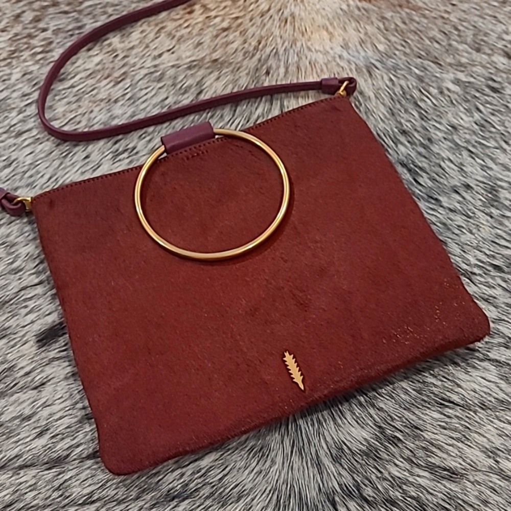 Womens Leather Shoulder Bag/Clutch